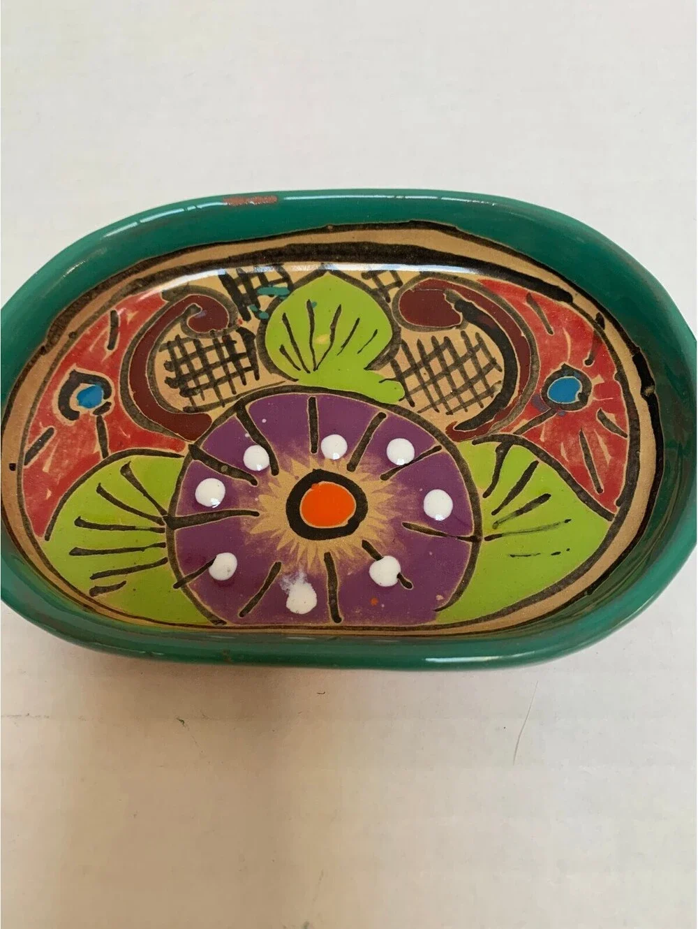 NWOT Mextequil 4 Piece Talavera Set Mexican Folk Art Tequila Set
